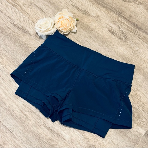 NEW Lululemon Break Free Short 2.5" Inseam Night Tide Lined Shorts - Size 6 - Picture 4 of 9